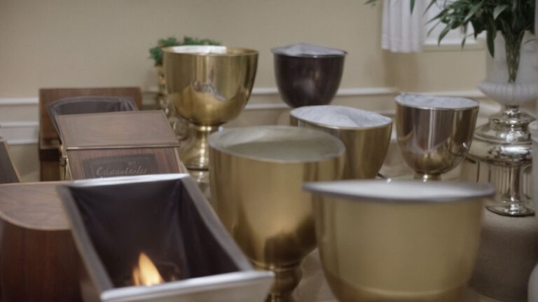 How much are urns at funeral homes